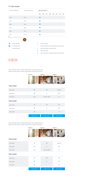 Table: Dimensioning Desktop