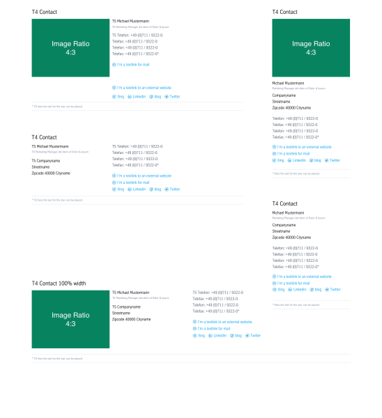Contact: Dimensioning Desktop