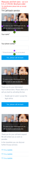 CTA kit Call-back service: Dimensioning Mobile