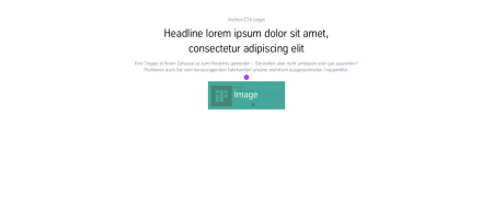 Centred Text + Image: Dimensioning Desktop